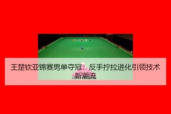 王楚钦亚锦赛男单夺冠：反手拧拉进化引领技术新潮流